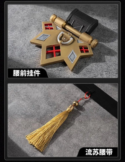 Zenless Zone Zero Yixuan Cosplay Costume Wig Uniform Headwear Rings Yunkui Summit Halloween Party for Women Girls Carnival Props