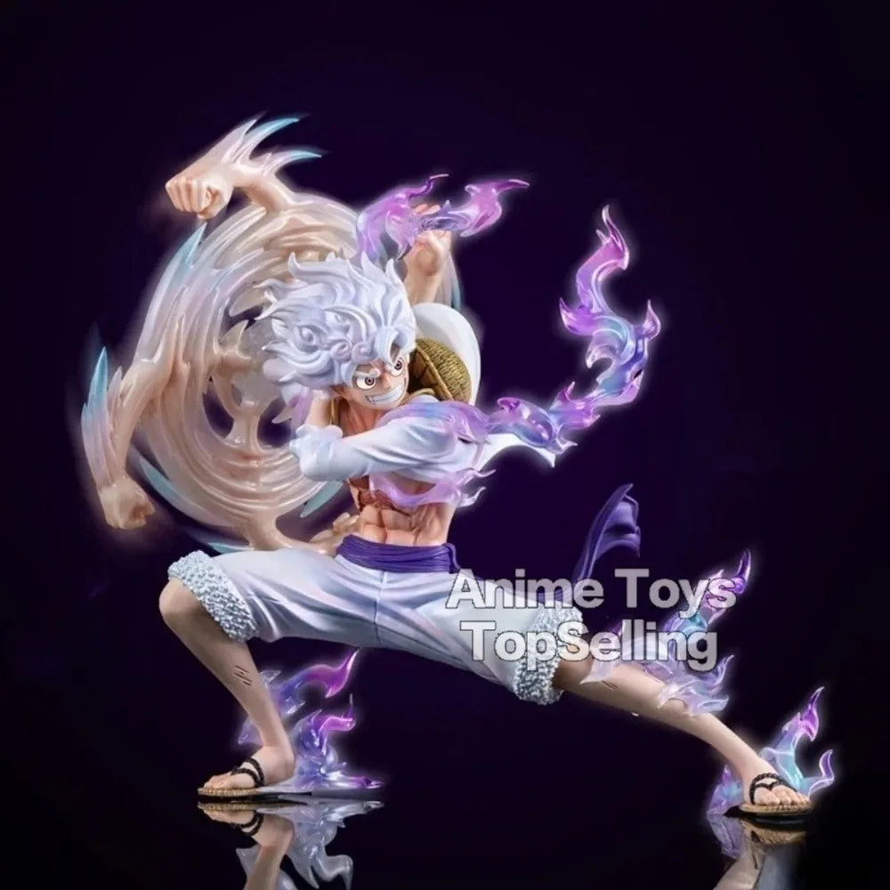 19cm/7.48in Anime One Piece Figure Nika Luffy Action Figures Luffy Arm can rotate Pvc Statue Collection Model Toys for Gifts