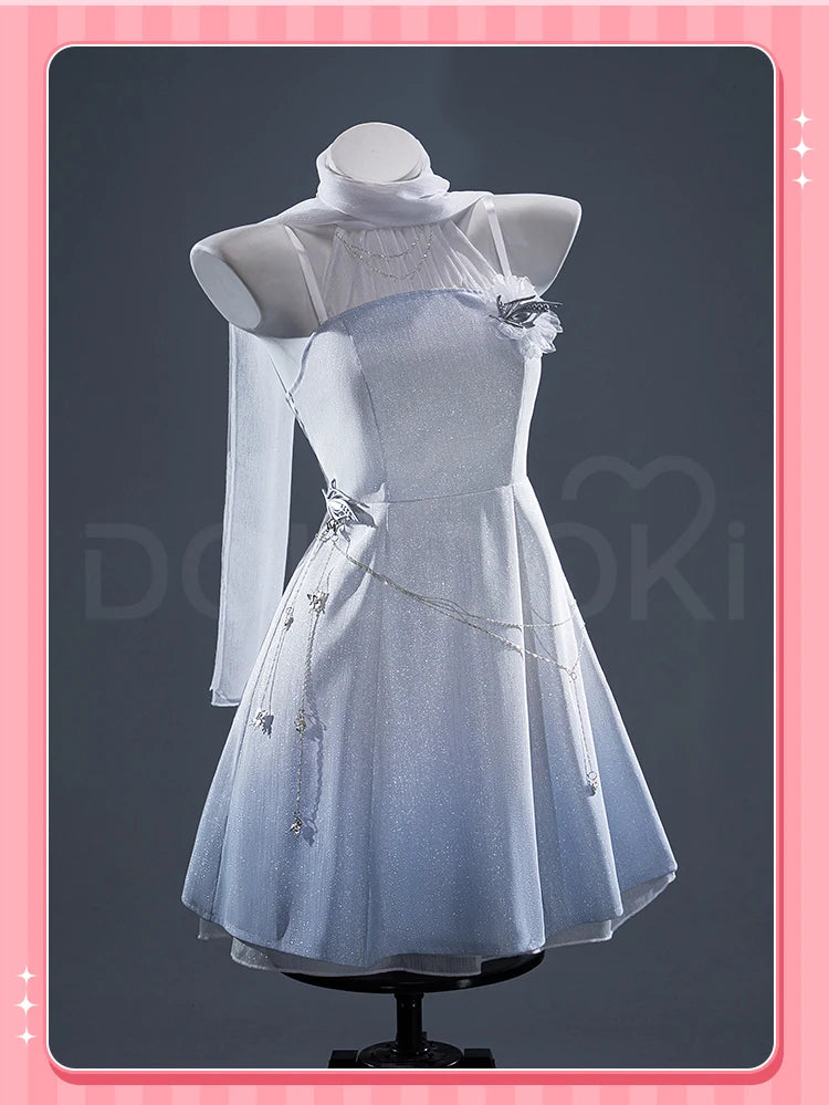 IN STOCK Cloudscape Calm Hunter MC Cosplay Game Love and Deepspace【S-2XL】DokiDoki-N Women White Dress Plus Size
