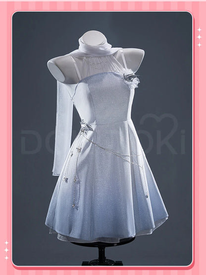 IN STOCK Cloudscape Calm Hunter MC Cosplay Game Love and Deepspace【S-2XL】DokiDoki-N Women White Dress Plus Size
