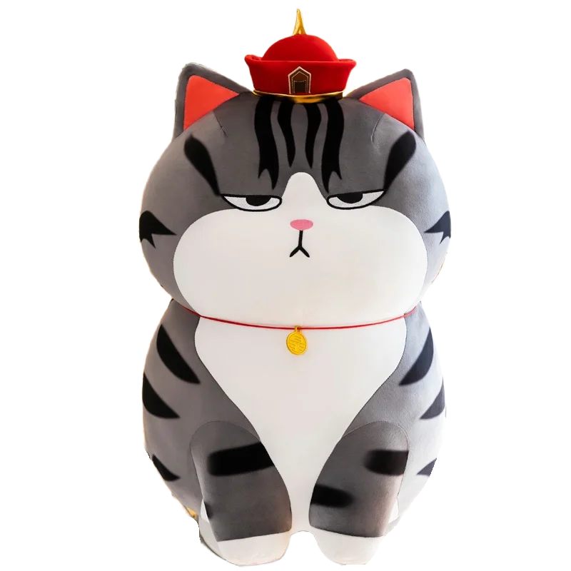 35-75cm Big Toy The Emperor Cat Plush toy Sleepy Cat Lazy  Eyes Cat Sleeping Throw Pollow Swag Toys for boy Birthday