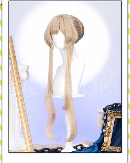 IN STOCK Lauma Aino Sandrone Wig Game Genshin Impact Cosplay Wig DokiDoki Nod-Krai Women Long Hair Free Wig Cap Halloween