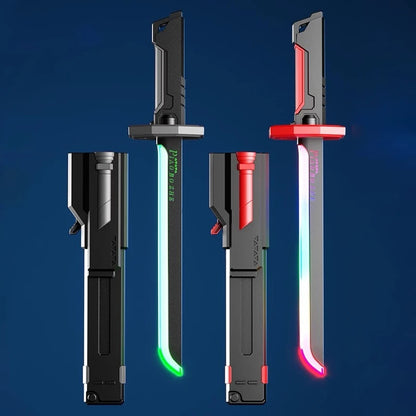 New Laser Sword with Smoke Multi-Color Changing LED Lights Sound Effects Sci-Fi Toy Prop for Kids and Adults Cosplay