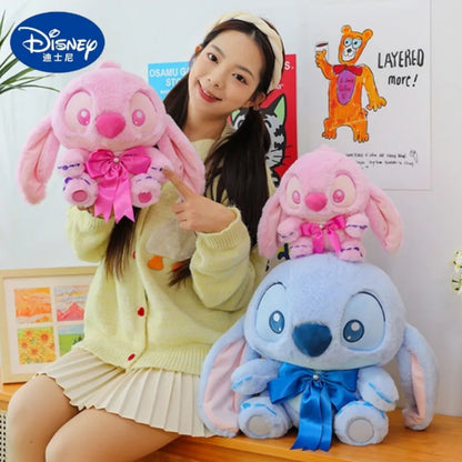 20/30/40CM Big Size Stitch Disney Anime Plush Stuffed Doll Kawaii Room Decor Plush Pillow Children's Holiday Gifts