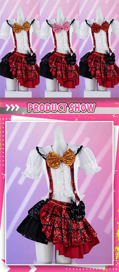 Kotori Minami Honoka Kousaka Hoshizora Rin Cosplay Costume Anime LoveLive! Cosplay DokiDoki-R Kotori Minami Cute Dress Plus Size