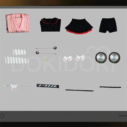 IN STOCK Ukinami Yuzuha Cosplay Costume Game Zenless Zone Zero【S-2XL】DokiDoki-R ZZZ Women Cute Sweater Cosplay Plus Size