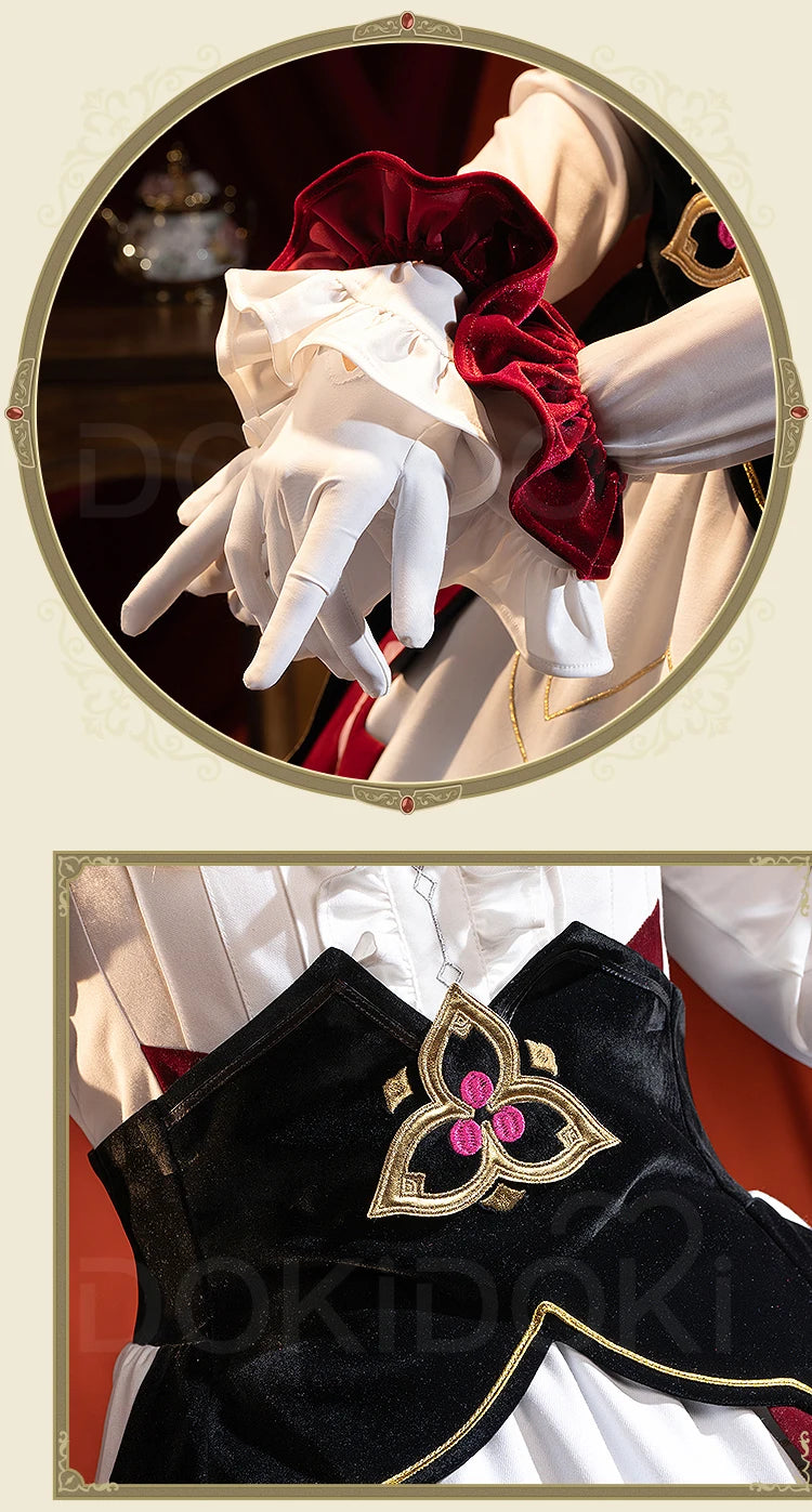 Sandrone Cosplay Costume Game Genshin Impact【S-3XL】DokiDoki-R Fatui Harbinger Sandrone Marionette Maid Halloween Plus Size