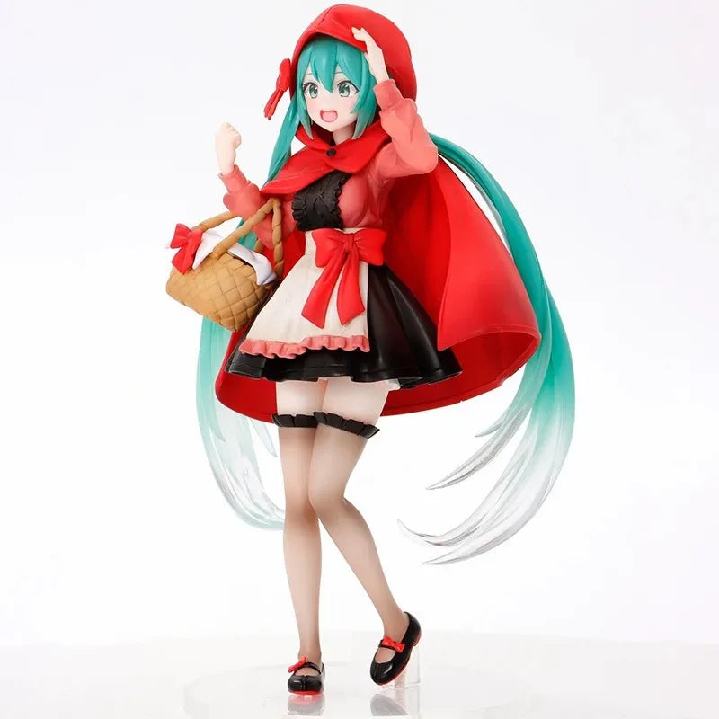 Bandai Hatsune Miku Wonderland Little Red Riding Hood 18CM PVC Model