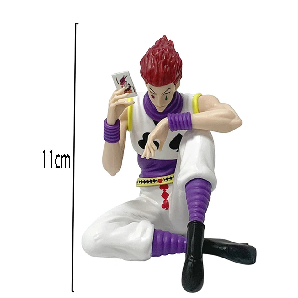 11cm Hunter x Hunter Chrollo Lucilfer Anime Figure Hisoka Action Figure Killua Zoldyck Kurapika Figurine Collectible Model T