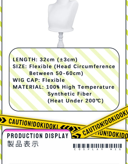 IN STOCK Luuk Hcrsscn Galbrenr Zani Ciaccona Camellya Scar Danjin Youhu Wig Game Wuthering Waves DokiDoki Women Men Wig Free Cap