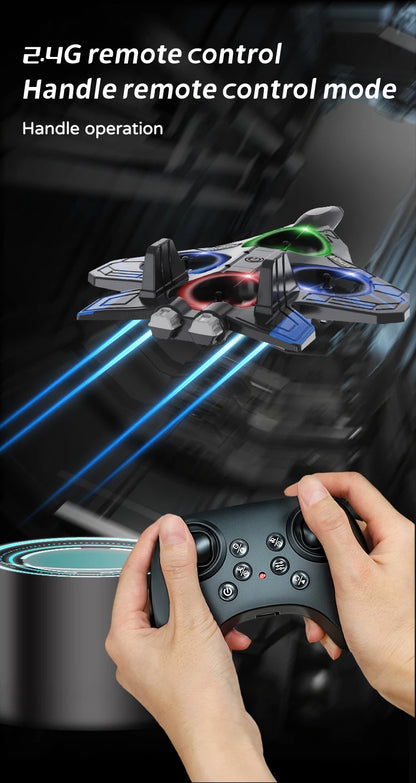 L101 RC Foam Airplane Glider Flying 2.4G With LED Lights EPP Stunt Remote Control Foam Fighter Plane Toys For Kid Gift