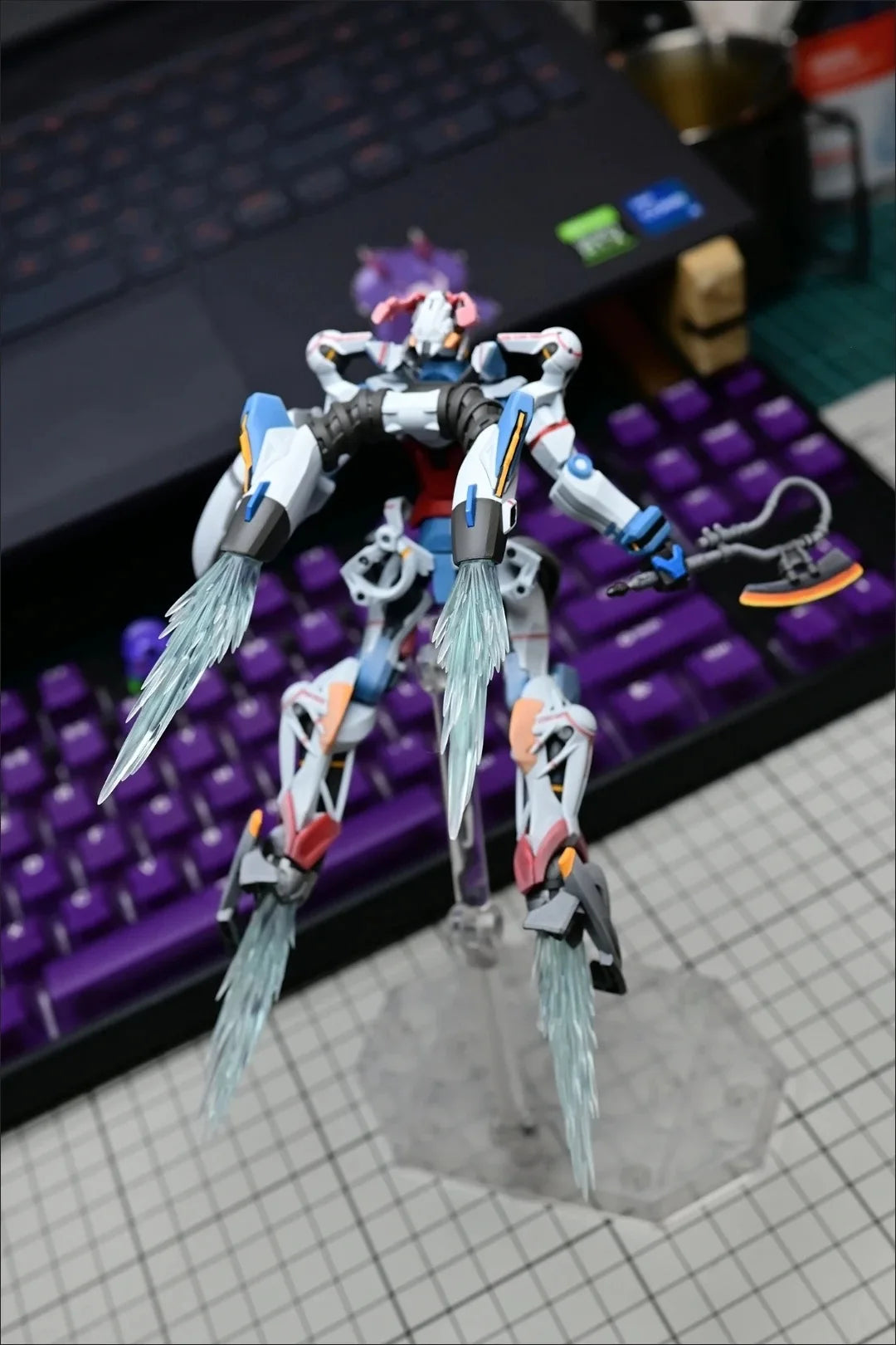 TAS Studio GQuuuuuuX HG Model Conversion Parts Exhaust Nozzle Special Effects Piece Accessories Package Assembly Model Kit Toy