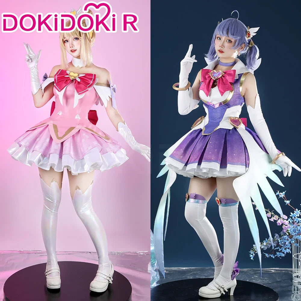 Juno Kiriko Cosplay Costume Game Cosplay【XS-2XL】DokiDoki-R Women Costume Magic Girl Juno Cosplay Plus Size Halloween