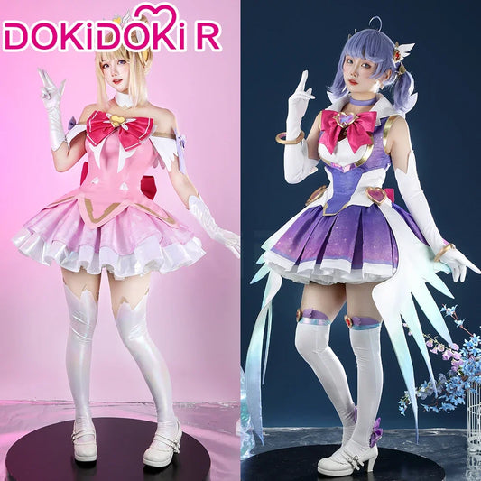 Juno Kiriko Cosplay Costume Game Cosplay【XS-2XL】DokiDoki-R Women Costume Magic Girl Juno Cosplay Plus Size Halloween