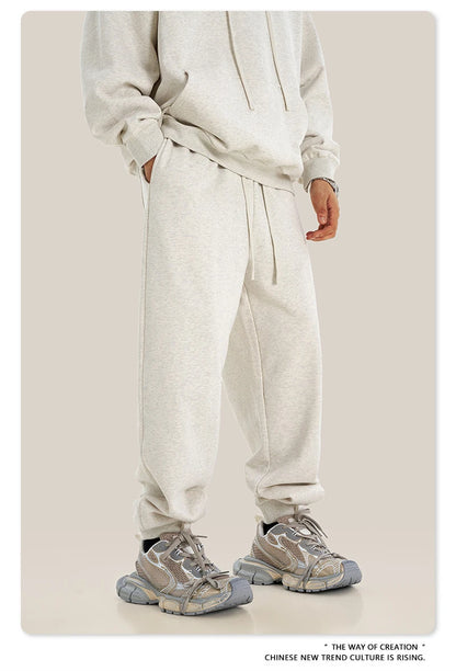 ZODF 2024 Autumn Winter Unisex Solid Sweatpants Heavyweight 440gsm Casual Loose Fit Sport Joggers HY0890