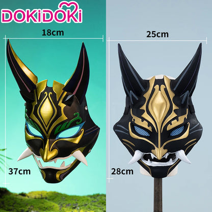 IN STOCK Xiao Mask Cosplay Props Game Genshin Impact Cosplay DokiDoki Men Halloween Mask Xiao Cosplay Accessory