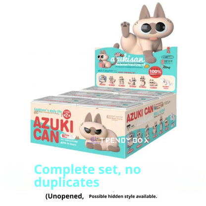 Authentic Siamese Cat Azuki Neko Periphery Plush Blind Box Cute Decoration Figure Second Series Girls Gift Handmade  New Style