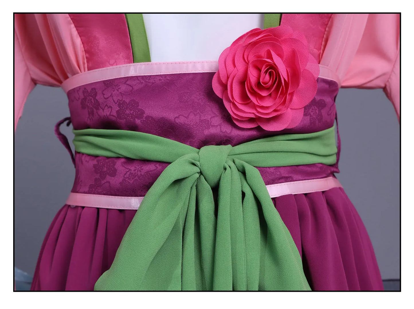 The Apothecary Diaries Maomao Cosplay Costume Wig Pink Dress Hanfu Necklace Earrings Halloween Party for Women Girls Prop iCoser