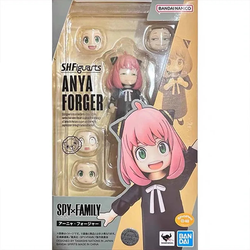 Spy Family Bandai Anime Figure Shf Anya Twilight Loid Yor Forger Thorn Princess Becky Damian High Poseability Boxed Toys Gifts