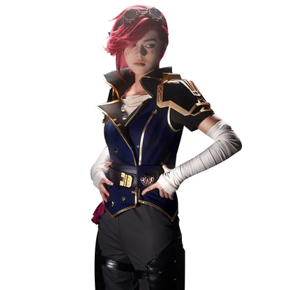 IN STOCK Vii Cosplay Costume Game Cosplay【S-3XL】DokiDoki-SR Women Uniform Suit Vii Costume Halloween Plus Size