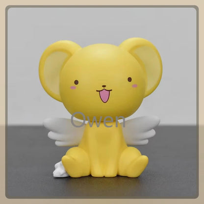 10cm Anime Cute Cerberus Mini Figurine Cardcaptor Sakura Action Figures  PVC Collection Model Toys Birthday Doll Magical Girls
