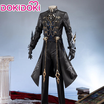 IN STOCK Captain Capitano Cosplay Costume Game Genshin Impact【S-4XL】DokiDoki Men Costume Fatui Harbinger Halloween Plus Size
