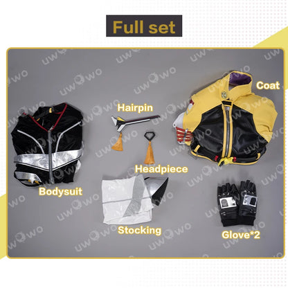 LAST BATCH UWOWO Genshin Impact Fanart Ningguang Auto Racing Suit Cosplay Costume