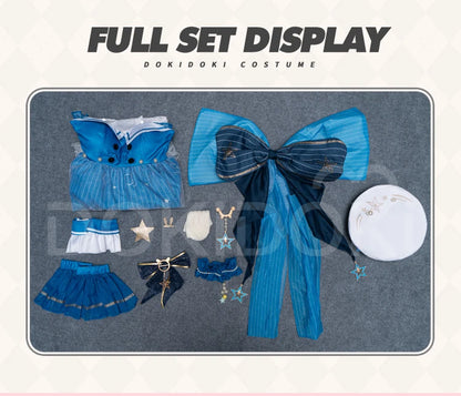 IN STOCK Nikki Cosplay Costume Game Infinity Nikki【S-3XL】DokiDoki-N Women Pink Blue Dress Nikki Cosplay Plus Size