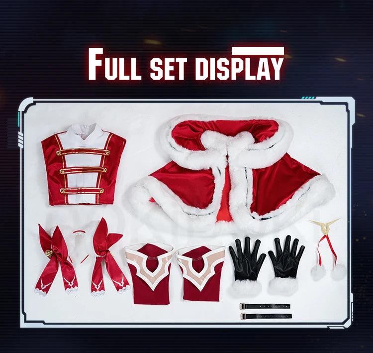 IN STOCK C Cosplay Costume Anime Cosplay【XS-2XL】 DokiDoki-R Women Cute Christmas Cosplay Costume Lelouchh C Cosplay Plus Size