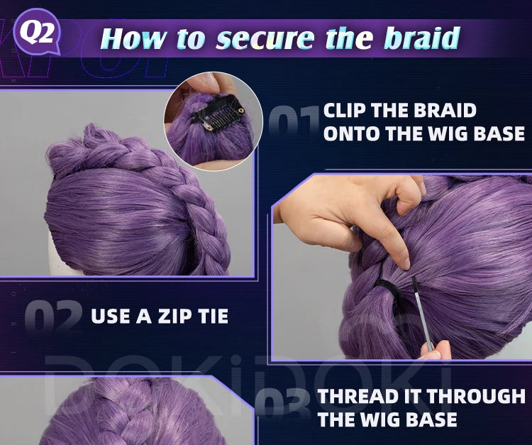 IN STOCK Rumii Zoeyy Miraa Front Lace Wig DokiDoki Women Wig 120cm Long Hair Rumii Cosplay Nails Zoeyy Hat Free Wig Cap