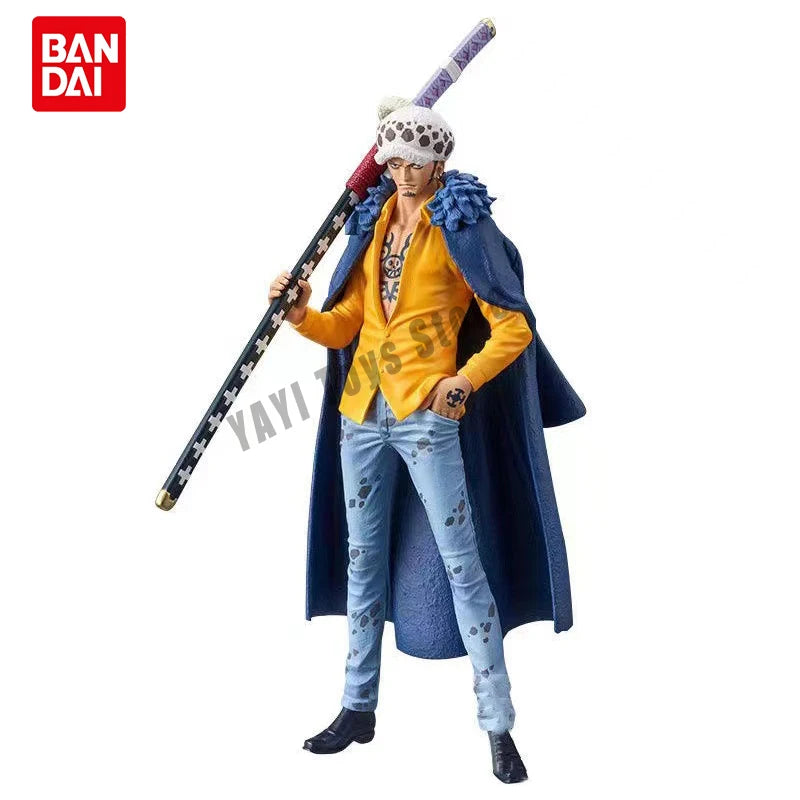 Hot 18cm/7.1nch Anime Figure One Piece DXF Wano Country Trafalgar Law PVC Collection Model Dolls Toy For Gift 18cm