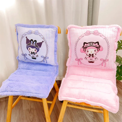 Sanrio Lovely One-piece Seat Cushion Kuromi My Melody Kawaii Japanese Style Sitting Cushion Chair Comfortable Home Decor Girl