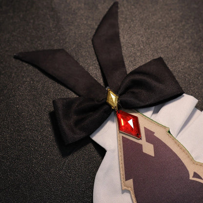 Genshin Impact Sandrone Cosplay Costume Wig Marionette Dress Uniform Headwear Eleven Fatui Harbingers Halloween Party for Women