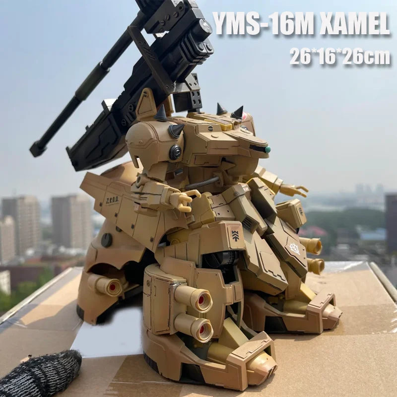 In Stock YMS-16M XAMEL Assembly Model Kit Desert Yellow Yms-16m Figures  Action Figure Plastic Model Toy Robot Gifts