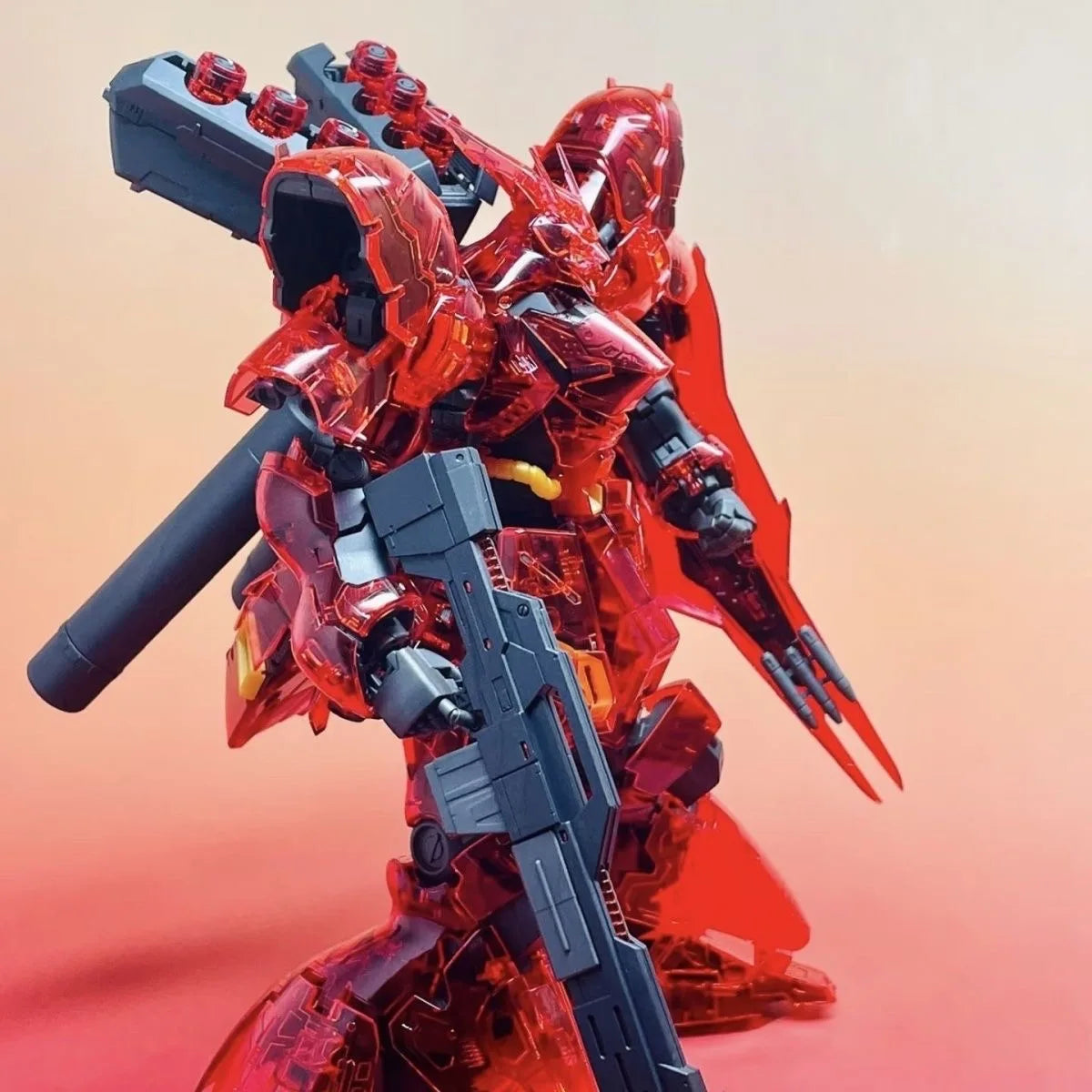 SIHAI Model SAZABI RG 1/144 MSN-04 Electroplate Version Assembly Model Kit Toys Action Figures Robot Plastic Model Kits Gift