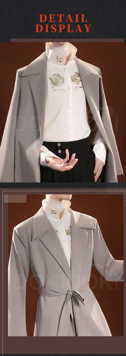 IN STOCK Nakaharaa Chuyaa/Dazaii Osamuu Cosplay Costume Anime Cosplay DokiDoki-SR Cosplay Costume Nakahara Chuuya Men Cosplay