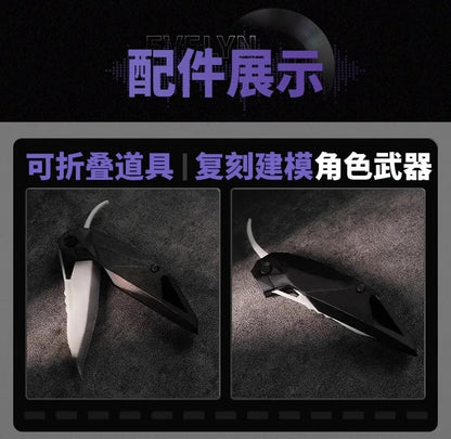 Zenless Zone Zero Evelyn Chevalier Cosplay Costume Wig Uniform Jacket Headwear Earrings Stars of Lyra Halloween Party Women Prop