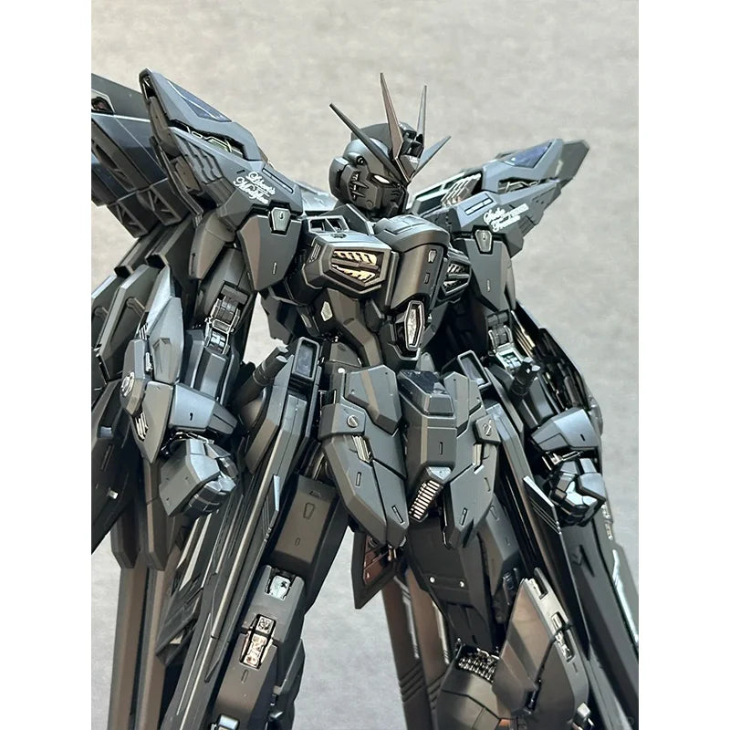 In Stock PIANXIN Strike Freedom MG 1/100 MGEX Assembly Model Kit Midnight Coating Action Figure Plastic Model Toys Kids Gift