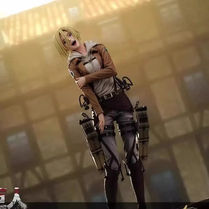 Pre-sale Attack on Titan Anime Figures Annie Leonhart Figures PVC Statue Collection Model Room Decoration Birthday Gift Toys