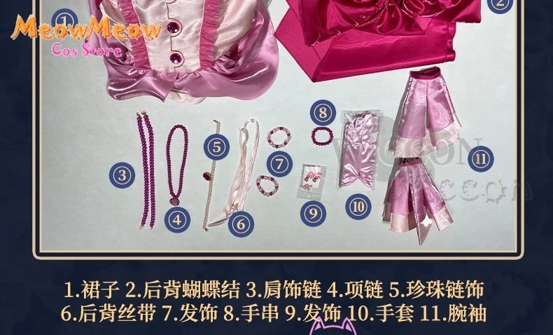 Mermaid Melody Nanami Ruchia Adult Costume Polyester Set