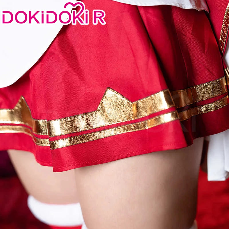 IN STOCK Elysia Cosplay Costume Game Honkai Impact 3rd【S-2XL】DokiDoki-R Women Cute Winter Christmas Dress Elysia Plus Size