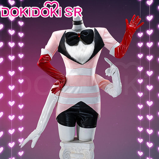 IN STOCK Angel Cosplay Costume Anime Cosplay【S-3XL】DokiDoki-SR Women Pink Uniform Angel Demon Cosplay Wig Plus Size Halloween