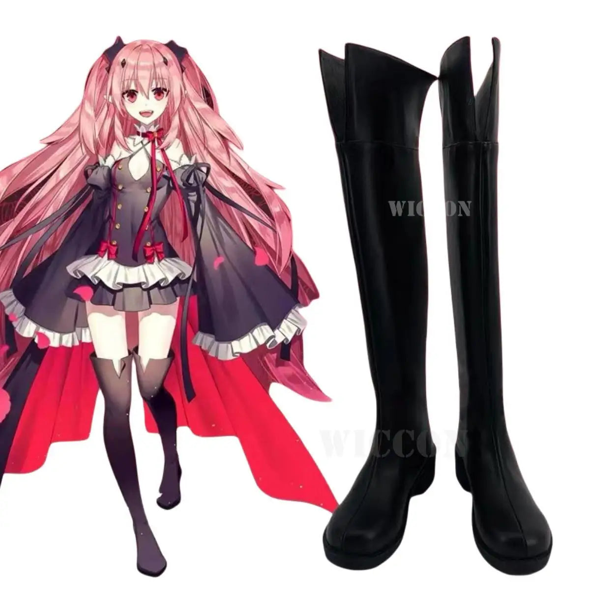 Seraph Of The End Krul Tepes Cosplay Costume Set Polyester