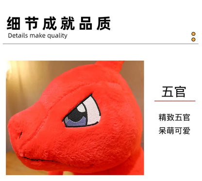 100/120CM Big Size Charmander Plushies Pokemon Peluche Cartoon Anime Kawaii Ornament Plush Comfortable Soft Doll Children Gift