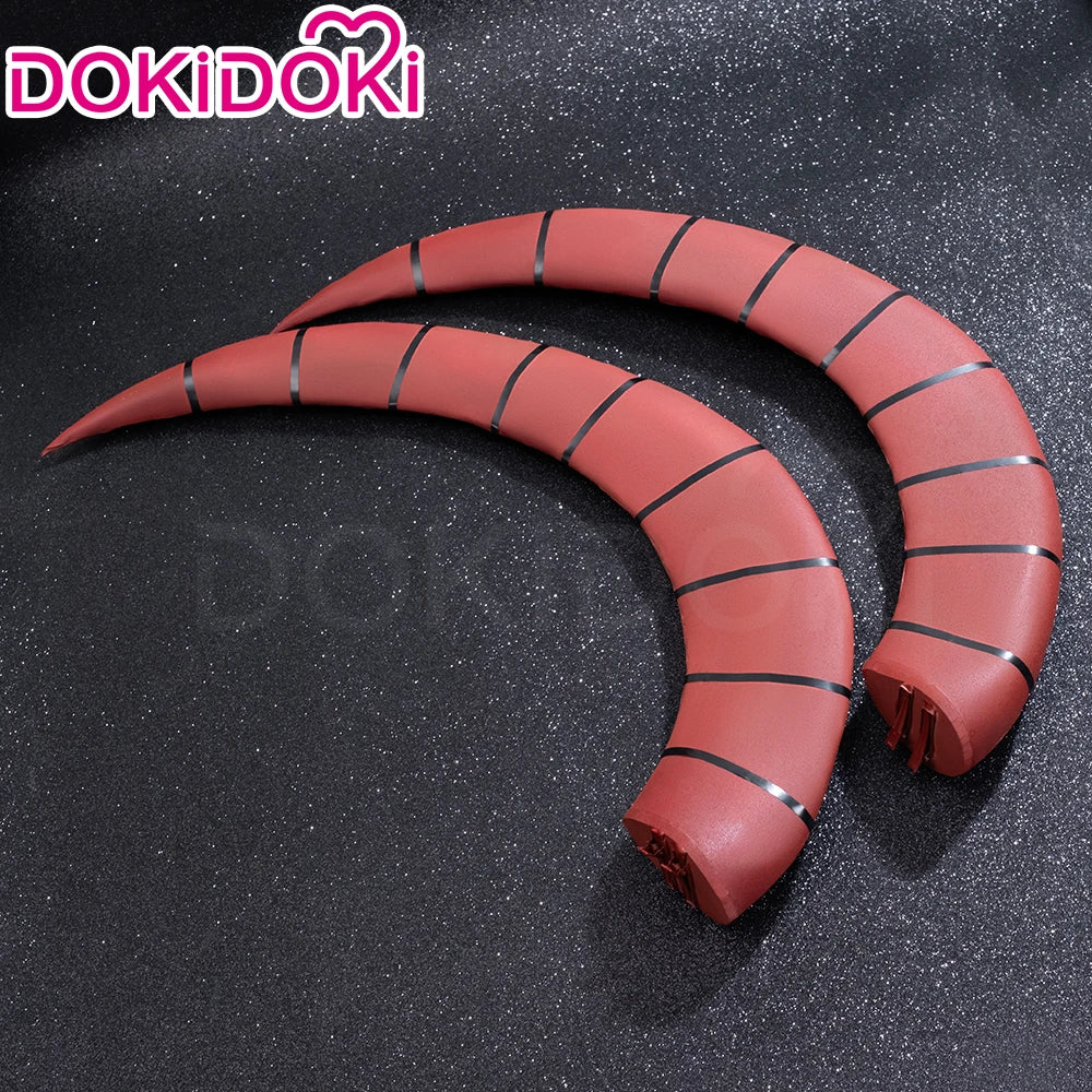 IN STOCK Vaggie Cherry Boom Lillth Morningstar Wig Anime DokiDoki 100cm Long Hair Lillth Cosplay Pre Crimped Wig Free Cap