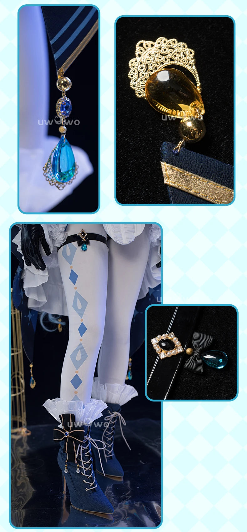 LAST BATCH UWOWO Exclusive Furina Cosplay Genshin Impact Fanart Furina Cute Bunny Suit Cosplay Costume