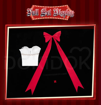 IN STOCK Charlie Vaggie Cosplay Costume Anime【S-3XL】DokiDoki-R Women Red Pajamas Charlie Morningstar Halloween Plus SIze