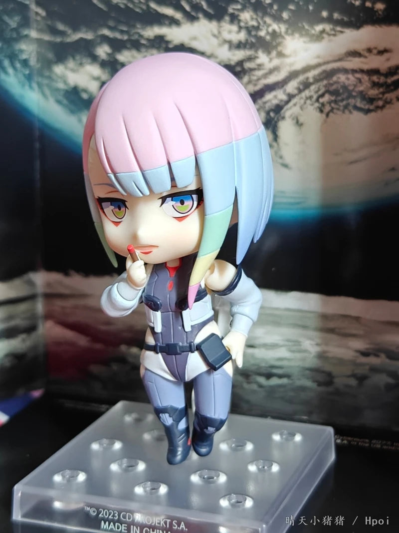 10cm Cyberpunk Edgerunners #2125 David Anime Figure Super Hacker #2109 Lucy Action Figure Street Boy Figurine Collection Toys