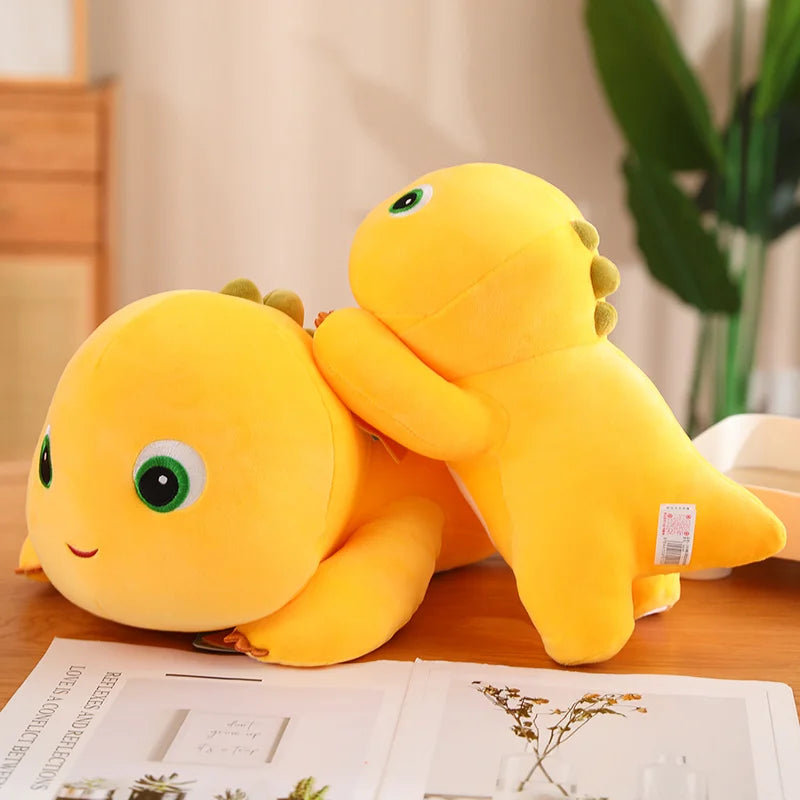 Soft Cute Nailong Milk Dragon Plush Toy Stuffed Cartoon Animals Smile Dinosaur Cuddly Plushie for Kids Boy Birthday Gift Xmas