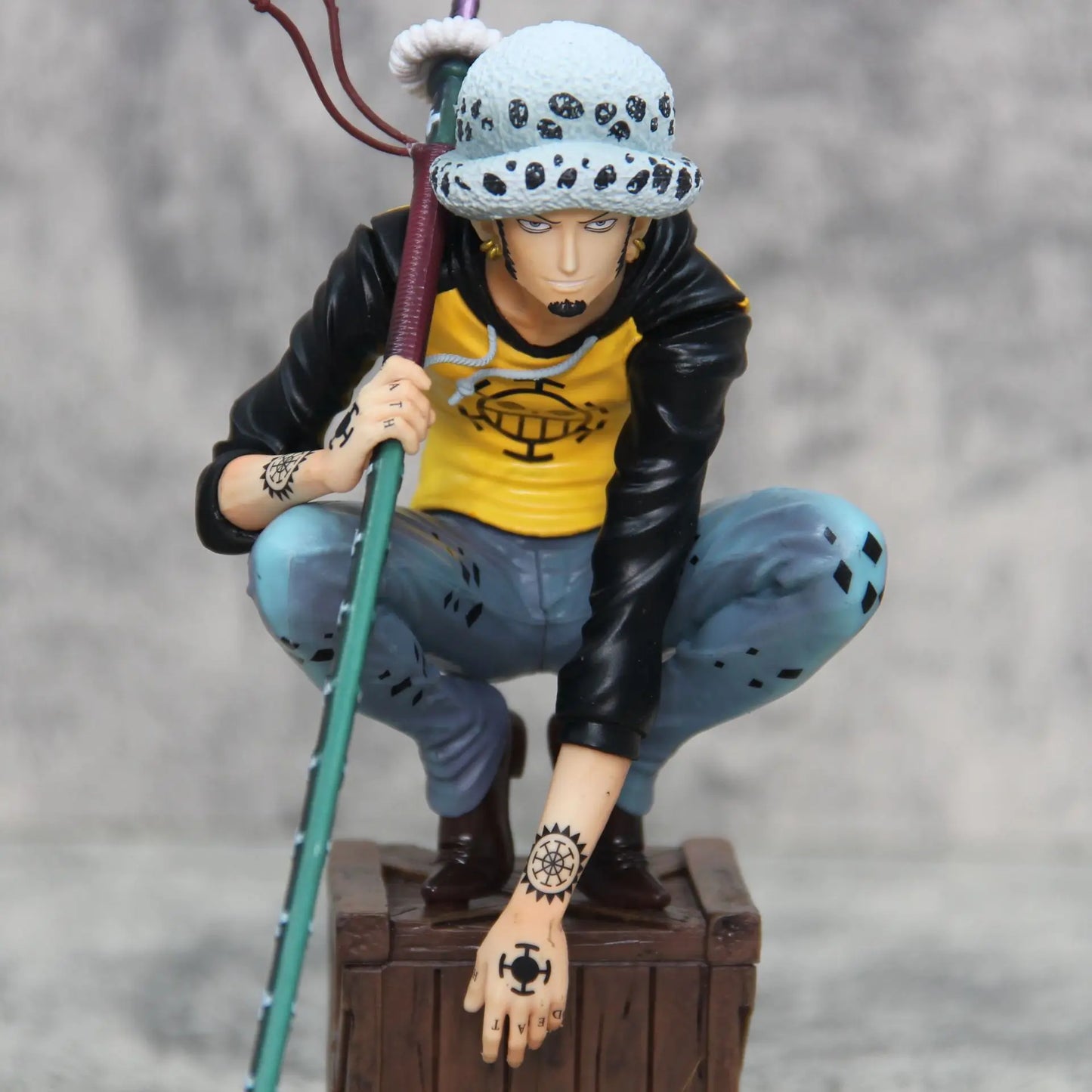 21cm One Piece Figures Trafalgar D. Water Law Action Figures Anime Pvc Model Statue Ornamen Collection Decoration Toys Gifts